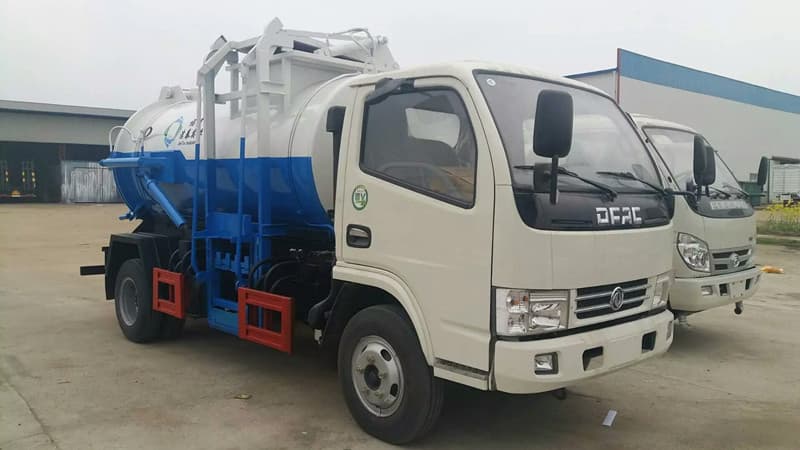 4X2 5CBM Sewer Suction Truck  sell Philippines